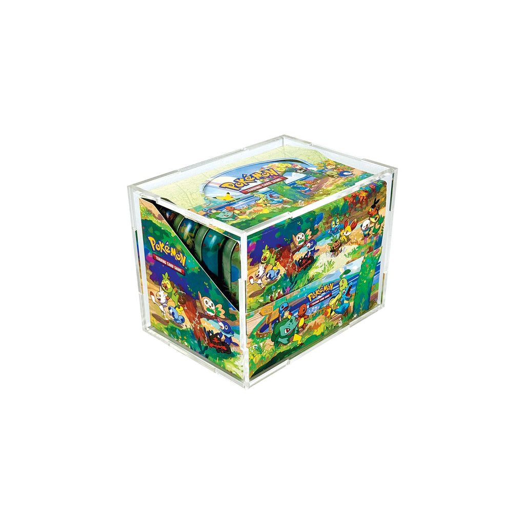 Acrylic Display Case for Pokémon Mini Tin Display (8 Tin Retail Case)