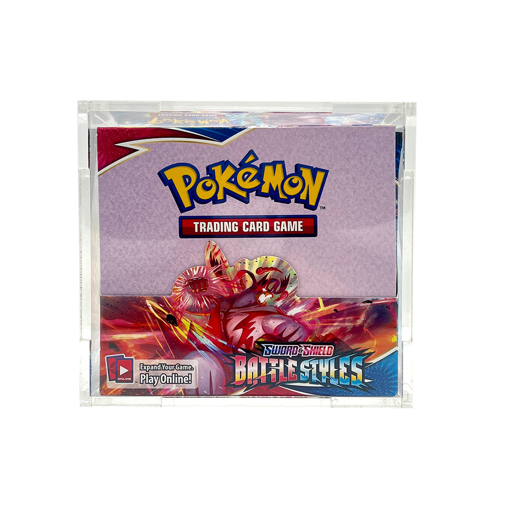 Press Fit Acrylic Display Case for Pokemon Booster Box